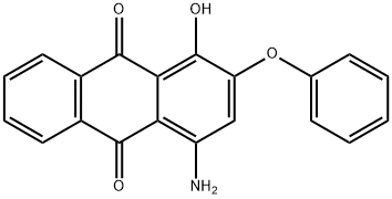 4-amino-1-hydroxy-2-phenoxyanthraquinone Structure