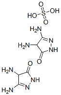 bis(4,5-diamino-2,4-dihydro-3-oxopyrazole) sulphate  구조식 이미지