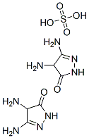 bis(4,5-diamino-2,4-dihydro-3-oxopyrazole) sulphate  Structure