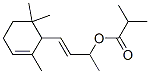 1-methyl-3-(2,6,6-trimethylcyclohex-2-enyl)allyl isobutyrate Structure