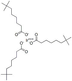 iridium(3+) neodecanoate  Structure