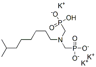 삼칼륨수소[(isononylimino)bis(mylene)]비스포스포네이트 구조식 이미지