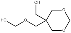 5-[(hydroxymethoxy)methyl]-1,3-dioxane-5-methanol Structure