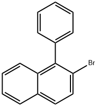 2-BROMO-1-PHENYL-NAPHTHALENE Structure