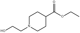 Ethyl 1-(2-hydroxyethyl)piperidine-4-carboxylate Structure