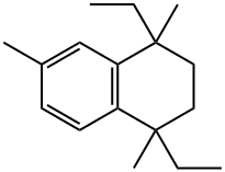 1,4-디에틸-1,4,6-트리메틸-테트랄린 구조식 이미지