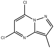 5,7-디클로로-3-메틸피라졸로[1,5-A]피리미딘 구조식 이미지