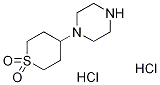 piperazine, 1-(tetrahydro-1,1-dioxido-2H-thiopyran-4-yl)- 구조식 이미지