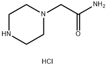 (PIPERAZIN-1-YL)-ACETAMIDE X 2 HCL X 1/2 H2O Structure
