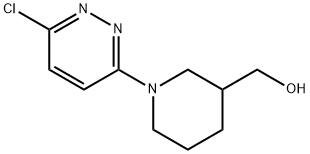 [1-(6-Chloro-pyridazin-3-yl)-piperidin-3-yl]-Methanol Structure