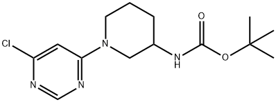 [1-(6-Chloro-pyriMidin-4-yl)-piperidin-3-yl]-carbaMic acid tert-butyl ester, 98+% C14H21ClN4O2, MW: 312.8 Structure