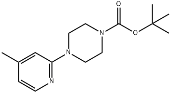 4-(4-Methyl-pyridin-2-yl)-piperazine-1-carboxylic acid tert-butyl ester, 98+% C15H23N3O2, MW: 277.36 Structure