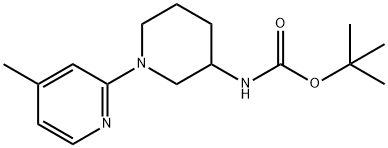 (4'-Methyl-3,4,5,6-tetrahydro-2H-[1,2']bipyridinyl-3-yl)-carbaMic acid tert-butyl ester, 98+% C16H25N3O2, MW: 291.39 Structure