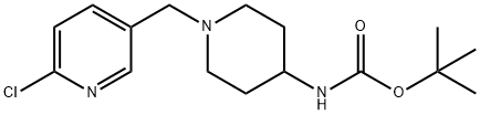 [1-(6-Chloro-pyridin-3-ylMethyl)-piperidin-4-yl]-carbaMic acid tert-butyl ester, 98+% C16H24ClN3O2, MW: 325.84 Structure