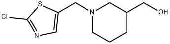 [1-(2-Chloro-thiazol-5-ylMethyl)-piperidin-3-yl]-Methanol, 98+% C10H15ClN2OS, MW: 246.76 Structure