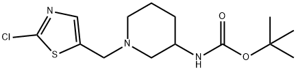 [1-(2-Chloro-thiazol-5-ylMethyl)-piperidin-3-yl]-carbaMic acid tert-butyl ester, 98+% C14H22ClN3O2S, MW: 331.86 Structure