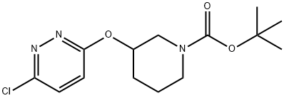 3-(6-Chloro-pyridazin-3-yloxy)-piperidine-1-carboxylic acid tert-butyl ester, 98+% C14H20ClN3O3, MW: 313.78 Structure