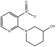 3'-Nitro-3,4,5,6-tetrahydro-2H-[1,2']bipyridinyl-3-ol, 98+% C10H13N3O3, MW: 223.23 Structure