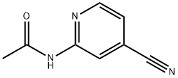 N-(4-CYANO-2-PYRIDINYL)-ACETAMIDE 구조식 이미지