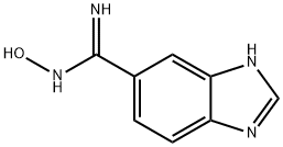 1H-Benzimidazole-6-carboximidamide,  N-hydroxy- Structure