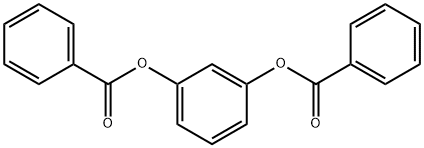 1,3-Dibenzoyloxybenzene структурированное изображение