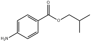 4-AMINOBENZOIC КИСЛОТА ИЗОБУТИЛ ЭСТЕР структурированное изображение