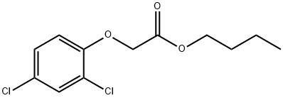 Butyl 2,4-dichlorophenoxyacetate Structure