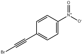 Benzene, 1-(bromoethynyl)-4-nitro- Structure