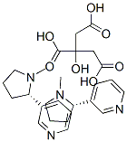 bis[(S)-nicotine] citrate Structure