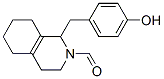 (-)-3,4,5,6,7,8-hexahydro-1-[(4-hydroxyphenyl)methyl](1H)-isoquinoline-2-carbaldehyde Structure