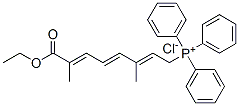 (8-에톡시-3,7-디메틸-8-옥소-2,4,6-옥타트리에닐)트리페닐포스포늄클로라이드 구조식 이미지