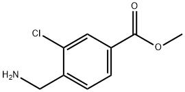 METHYL 4-(AMINOMETHYL)-3-CHLOROBENZOATE 구조식 이미지