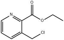 ETHYL 3-(CHLOROMETHYL)PYRIDINE-2-CARBOXYLATE 구조식 이미지