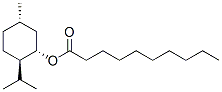 (1alpha,2beta,5.alpha.)-5-methyl-2-(1-methylethyl)cyclohexyl decanoate 구조식 이미지