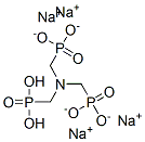 tetrasodium dihydrogen [nitrilotris(methylene)]trisphosphonate 구조식 이미지