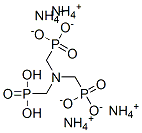 tetraammonium dihydrogen [nitrilotris(methylene)]trisphosphonate  Structure