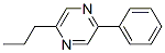 2-phenyl-5-propylpyrazine Structure