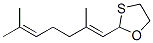 2-(2,6-dimethyl-1,5-heptadien-1-yl)-1,3-oxathiolane Structure