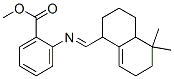메틸2-[[(옥타하이드로-5,5-디메틸-1-나프틸)메틸렌]아미노]벤조에이트 구조식 이미지