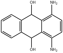 1,4-diamino-9,10-dihydroanthracene-9,10-diol Structure