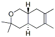 trans-3,4,4a,5,8,8a-hexahydro-3,3,6,7-tetramethyl-1H-2-benzopyran Structure