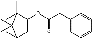 1,7,7-trimethylbicyclo[2.2.1]hept-2-yl phenylacetate Structure