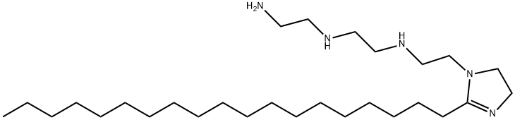 N-(2-aminoethyl)-N'-[2-(4,5-dihydro-2-nonadecyl-1H-imidazol-1-yl)ethyl]ethylenediamine Structure