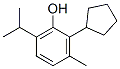 2-cyclopentyl-6-isopropyl-m-cresol Structure