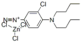 3-클로로-4-(디부틸아미노)벤젠디아조늄트리클로로아연산염 구조식 이미지