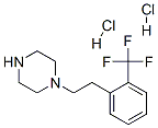 1-[2-[2-(trifluoromethyl)phenyl]ethyl]piperazine dihydrochloride  Structure