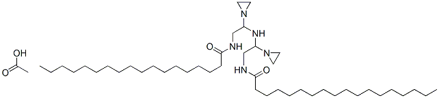 N,N'-[iminobis(ethyleneiminoethylene)]distearamide monoacetate  Structure