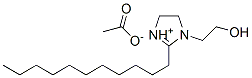 4,5-dihydro-1-(2-hydroxyethyl)-2-undecyl-1H-imidazolium acetate  Structure