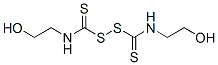 N,N'-bis(2-hydroxyethyl)thioperoxydicarbamic acid Structure