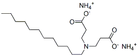 ammonium N-(2-carboxyethyl)-N-dodecyl-beta-alaninate Structure